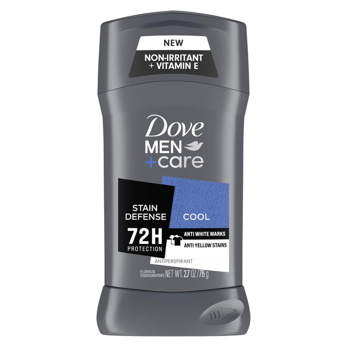 Dove Men+Care Antiperspirant Deodorant Stick Stain Defense Cool 2.7 oz