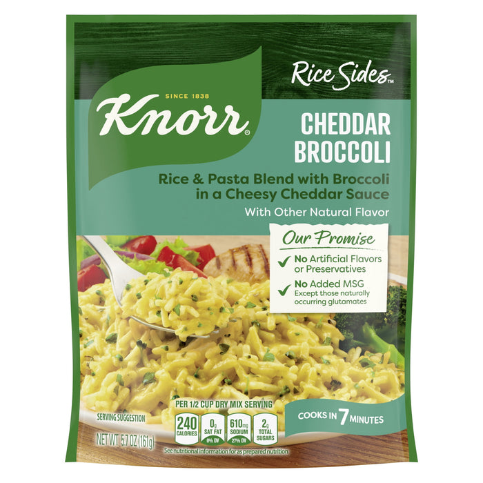 Knorr Rice Side Dish, Cheddar Broccoli, 5.7 oz