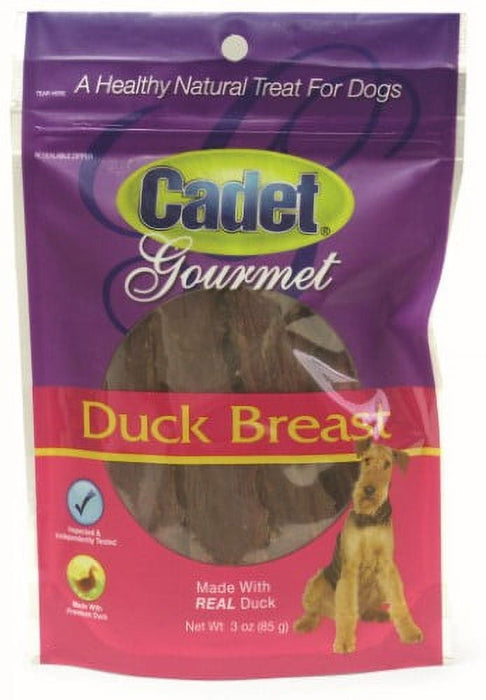 Cadet Gourmet Duck Breast Dog Treat, 3 oz.