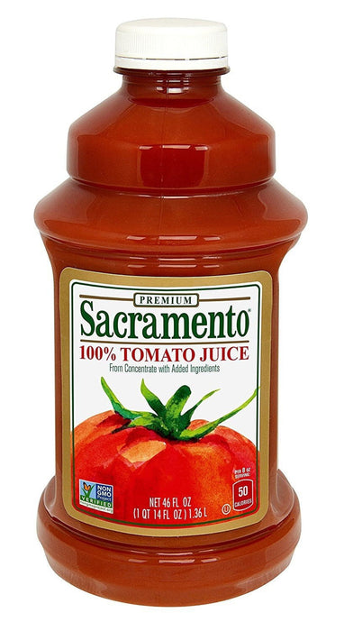 Sacramento 100% Tomato Juice - 46 oz plastic bottle