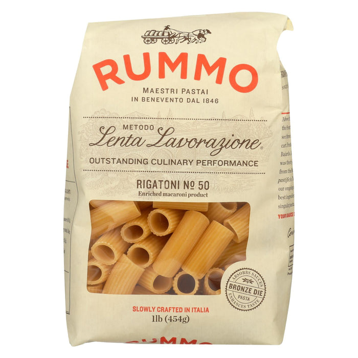 Rummo Italian Pasta Rigatoni No.50, Always Al Dente (16 ounces)?