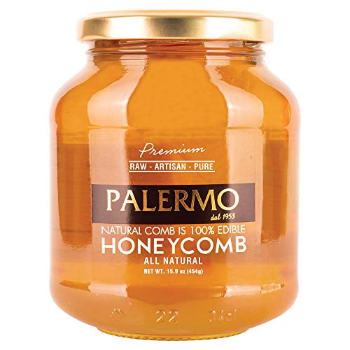 Papa Palermo Honey with Honeycomb 16oz