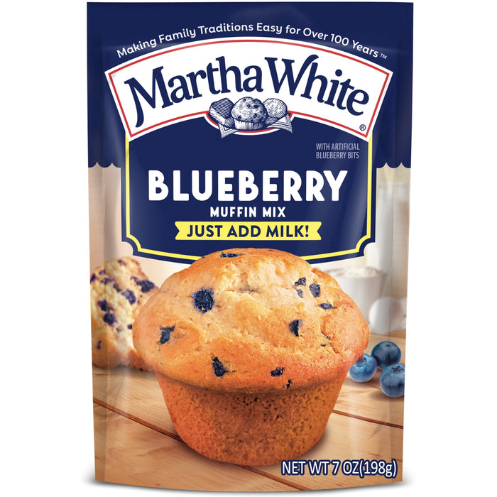 Martha White Blueberry Flavored Muffin Mix, 7-Ounce