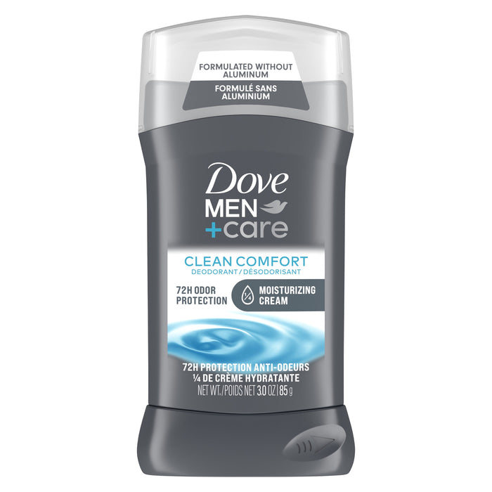 Dove Deodorant 3 Ounce Mens Clean Comfort 1/4 Moisturizer (88ml)