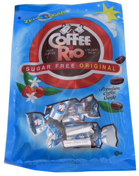 Coffee Rio Sugar Free Latte Coffee Candy, Zero Sugar, Kosher Candy 3 oz
