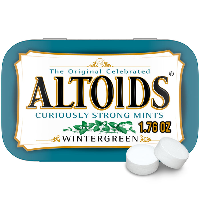 Altoids Breath Mints Wintergreen - 1.76 oz each tin