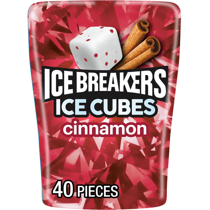 Ice Breakers Ice Cubes Cinnamon - 40 count per Bottle