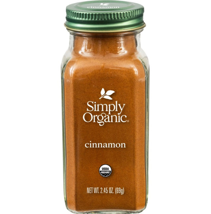Simply Organic Cinnamon Ground Certified Organic, 2.45-Ounce Container