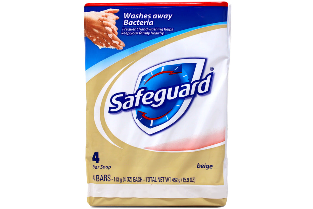 Safeguard 08833 Antibacterial Bath Soap Beige 4oz Bar