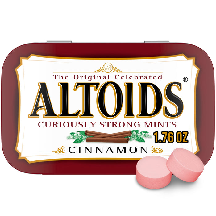 Altoids Curiously Strong Mints, Cinnamon, 1.76-Ounce Tins