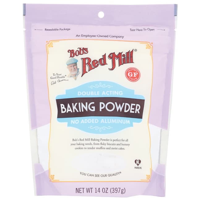 Bob's Red Mill, Double Acting Baking Powder, Gluten Free, No Added Aluminum, 14 Oz
