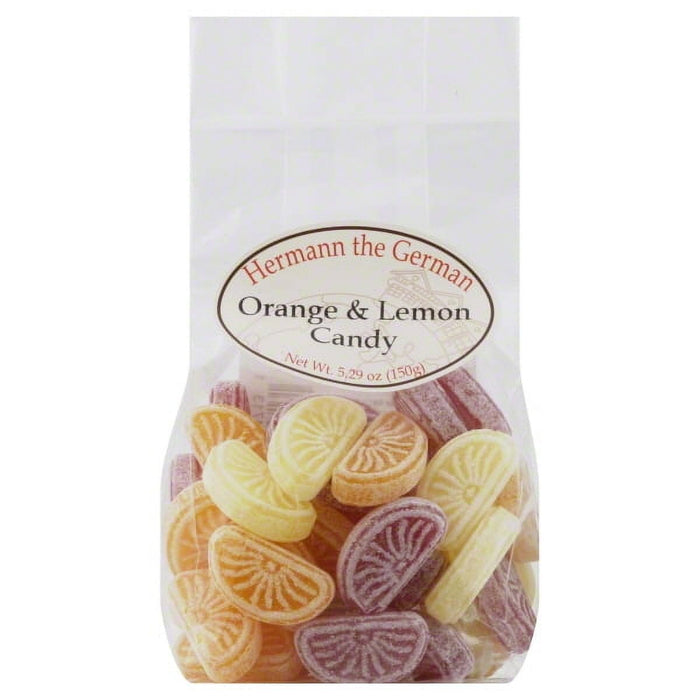 Hermann the German Orange & Lemon Hard Candy 5.29 oz
