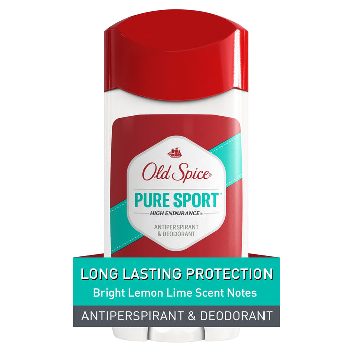 Old Spice 03891 Deodorant Stick, High Endurance, Pure Sport Scent, 3-oz