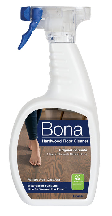 Bona Hardwood Floor Cleaner Spray, Unscented, Residue-Free, Household Floor Cleaning Solution for Wood Floors 32 fl. oz