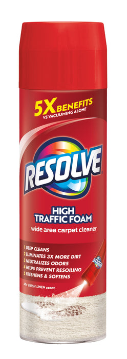 Resolve High Traffic Carpet Foam, 22 oz