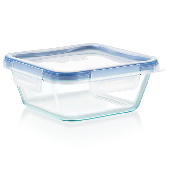 Snapware 4-Cup Total Solution Square Food Storage Container, Glass