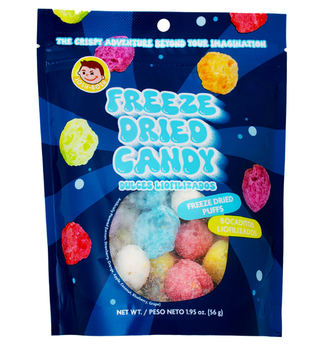 JOSH BOSH FREEZE DRIED CANDY ASSORTED FRUITS 100g
