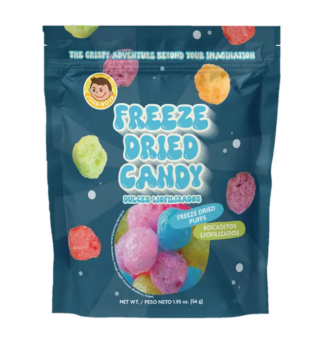 Josh Bosh Freeze-Dried Candy Puffs Assorted Fruits 1.98 oz