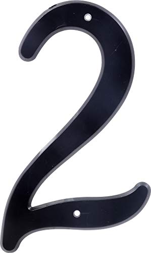 Hillman 4 Plastic Black Numbers