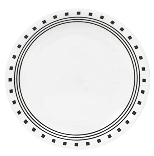 Corelle Living ware 8.5 City Block Lunch Plate Set of 4