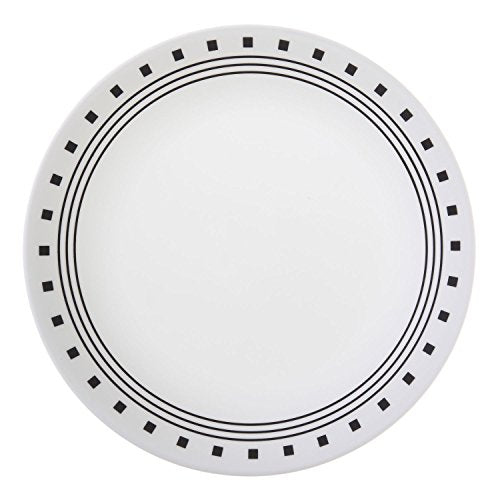 Corelle Living ware 8.5 City Block Lunch Plate Set of 4