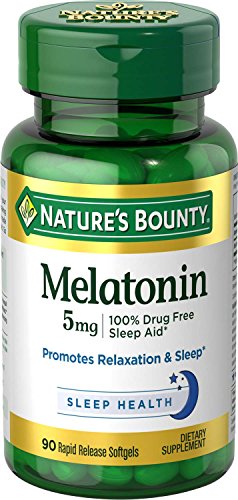 Nature's Bounty Melatonin 5mg, 60 Softgels