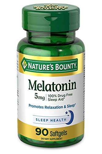 Nature's Bounty Melatonin 5mg, 60 Softgels