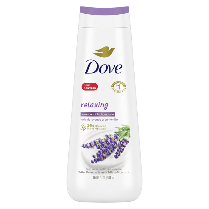 Dove Relaxing Body Wash Lavender & Chamomile 20 fl. oz