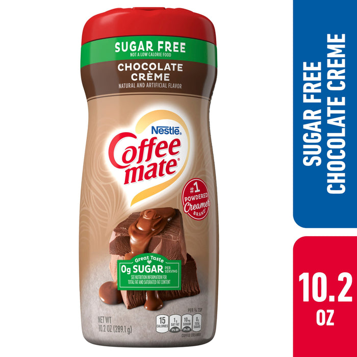 COFFEE-MATE Chocolate Sugar Free Powder Coffee Creamer 10.2 oz.