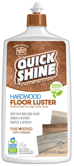 Quick Shine High Traffic Hardwood Floor Luster and Polish, 27 Fl. Oz.