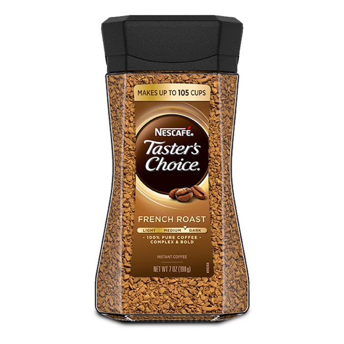 Nescafe Taster's Choice Instant Coffee, French Roast, 7 Ounce