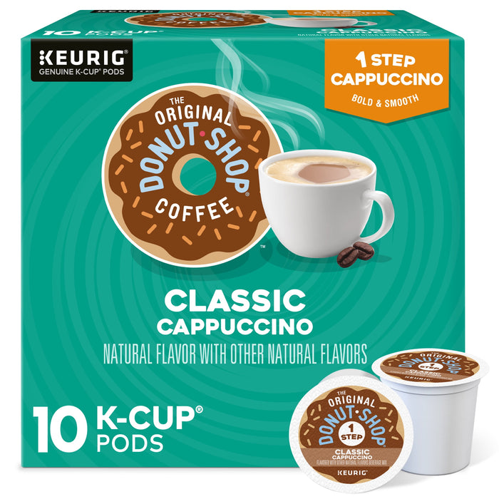 The Original Donut Shop One Step Classic Cappuccino Flavored K-Cup Coffee Pods