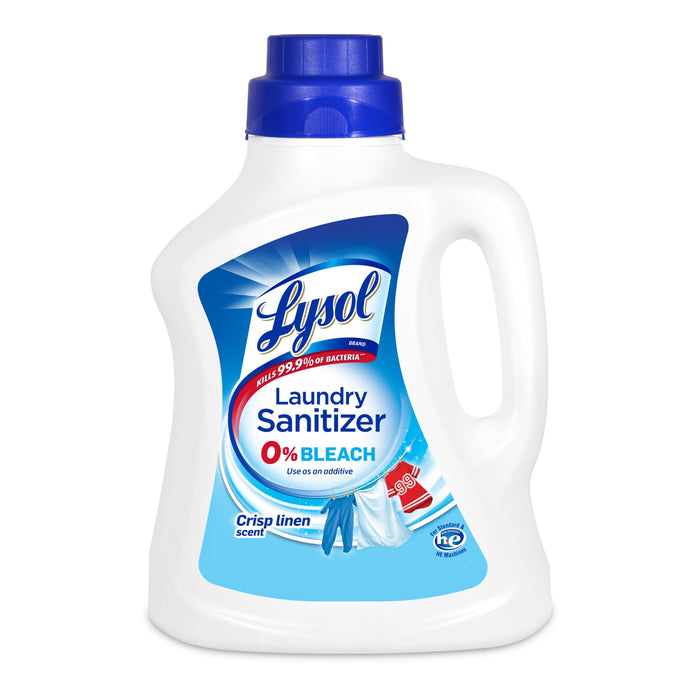 Lysol Laundry Sanitizer Crisp Linen Detergent Booster - 90oz