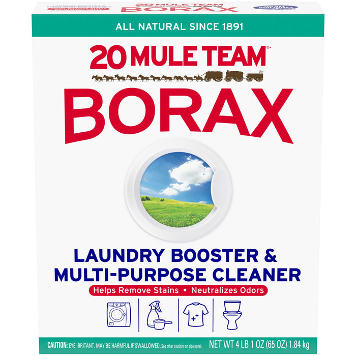 Borax 20 Mule Team Detergent Booster, 65 Oz.