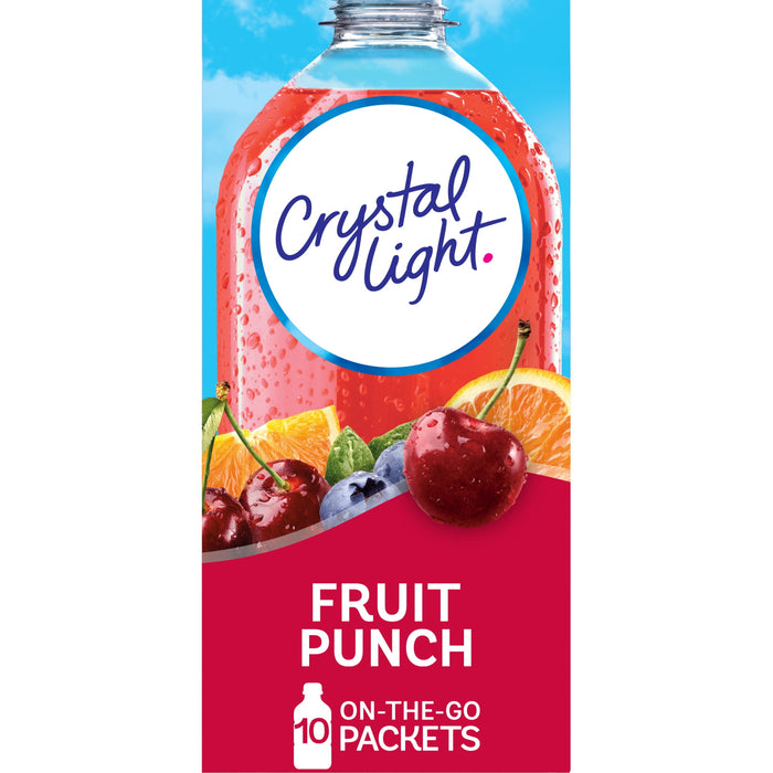 Crystal Light Fruit Punch On-The-Go, 0.09 Ounce (Pack of 10)