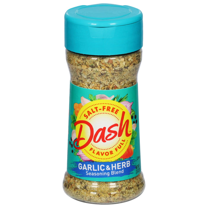 Dash Salt-Free Seasoning Blend, Garlic & Herb, 2.5 Ounce