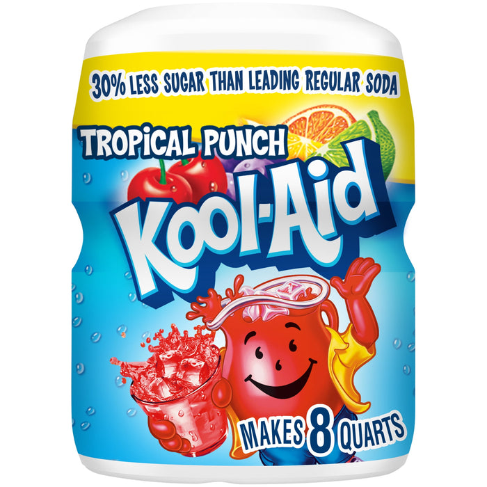 Kool-Aid Summer Blast Tropical Punch Flavored Powdered Drink Mix 19 oz