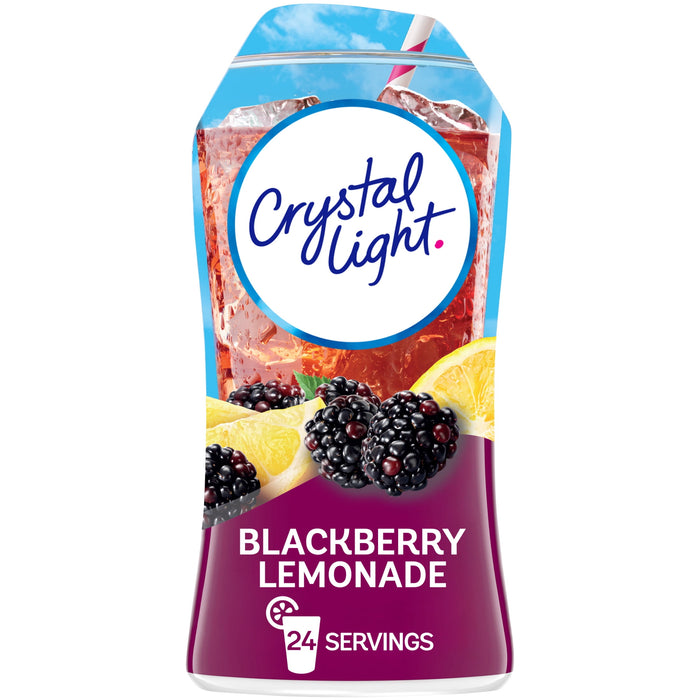 Crystal Light Liquid Blackberry Lemonade Naturally Flavored Drink Mix 1.62 fl oz