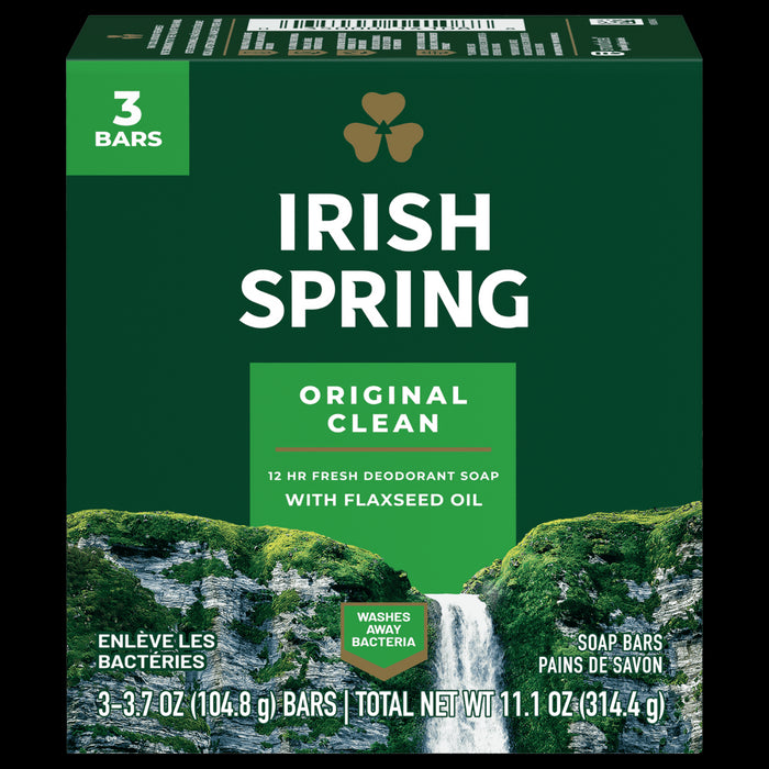 Irish Spring - Deodorant Soap - Original Scent 11.25 oz