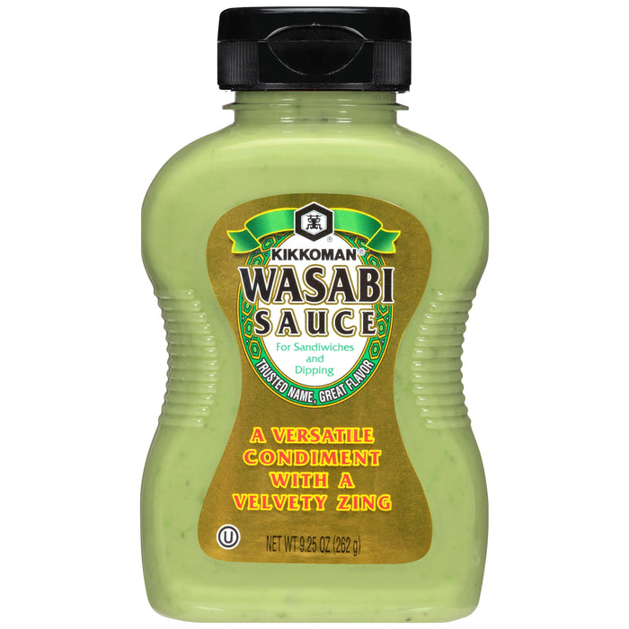 Japanese Wasabi Sauce, perfect for sushi and sashimi, grilled fish, stir-fries, or barbecue dishes, 9.25 oz