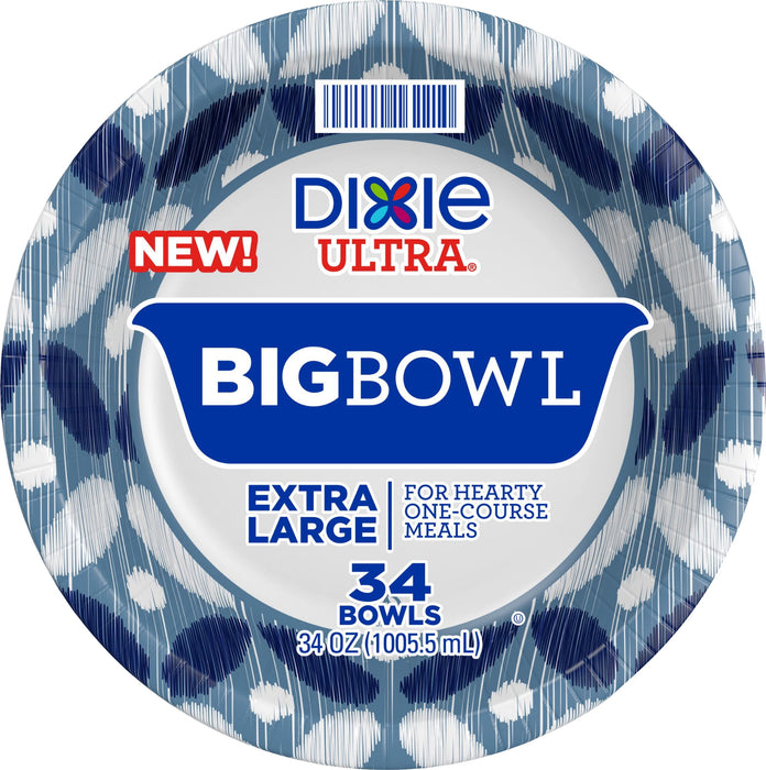 Geogia Pacific Big Bowl Paper Bowl, 34 Count, 34 oz