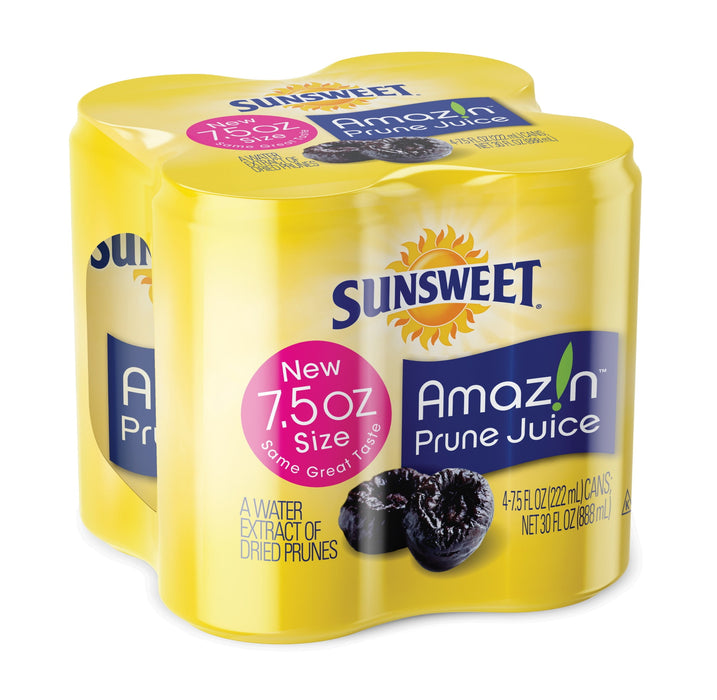 Sunsweet Prune Juice 4 Packs 7.5 fl oz