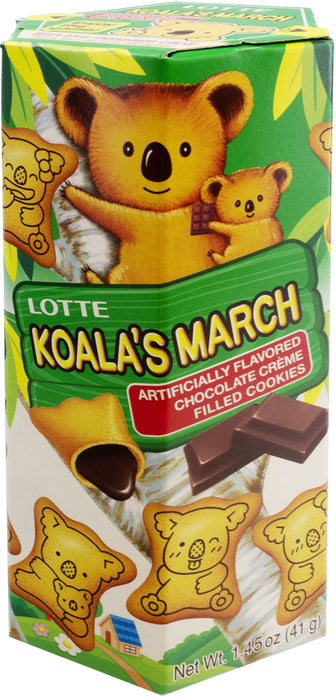 Lotte Small Koala Cookies Chocolate 1.45oz