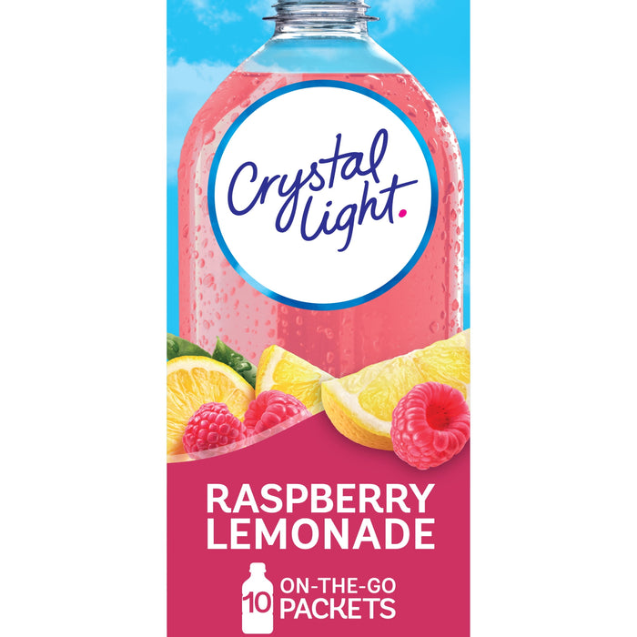 Crystal Light Raspberry Lemonade Drink Mix (10 On-the-Go Packets)