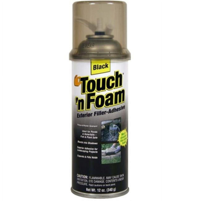 DAP 7565040440 Touch 'n Foam Landscape Exterior Filler Adhesive, Black, 12 Ounce