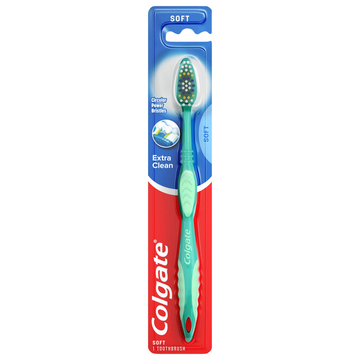 Colgate Extra Clean Circular Power Bristles Toothbrush Soft