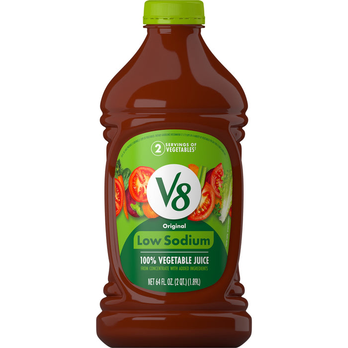 V8 Low Sodium Original 100% Vegetable Juice 64 fl. oz