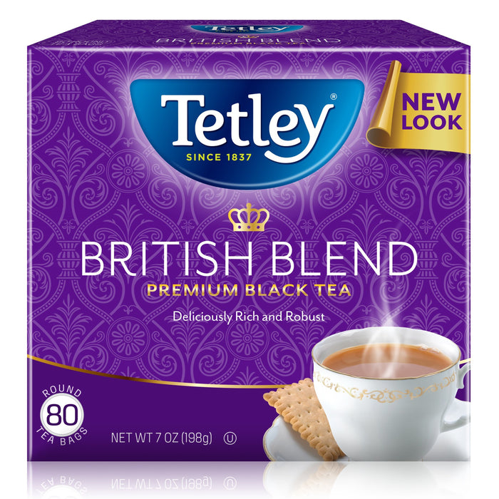 Tetley British Blend Premium Black Tea 80 Count