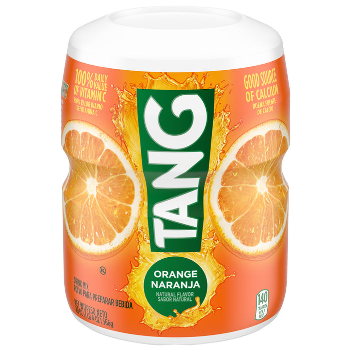 Tang Orange Sweetened Powdered Drink Mix 20 oz Canister