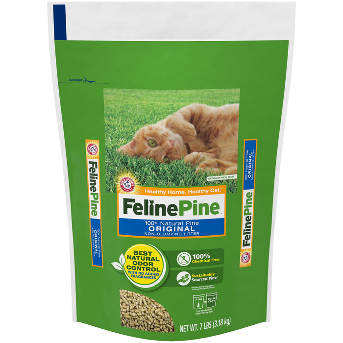 Feline Pine Original Cat Litter, 7-Pound Bags